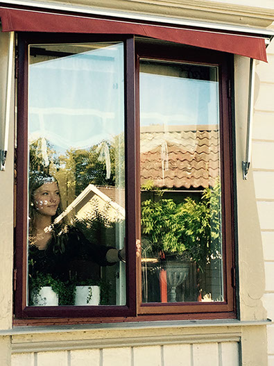 Nya glas i gamla bågar bevarar husets stil och känsla.